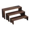3 Tier Display Wood Risers Desktop Organizer Food Display Risers Wood Display Stand Set for Cupcakes Collectibles Jewelry Perfum