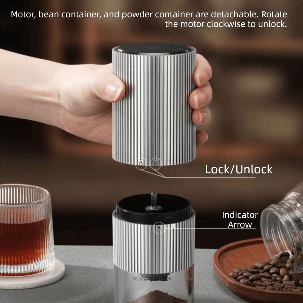 Adjustable Coarseness Portable Coffee Grinder Automatic Coffee Grinding Machine Outdoor