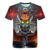 Mazinger Anime Robot 3D Print T-Shirts Men's Short Sleeve O-Neck Casual T Shirt Oversized Street Tees Harajuku Man Tops Clothing
