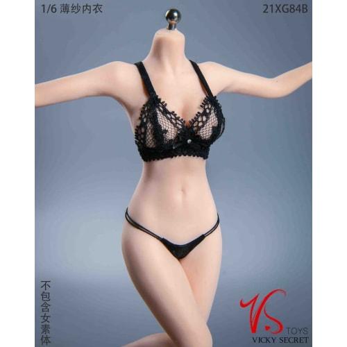 VSTOYS 1/6 Scale Underwear and Panties for Figures, Swimsuit, Lingerie Bra and Panties for Lady Dolls, Gift, Hobby, Compatible with PHICEN TBLeague, 2