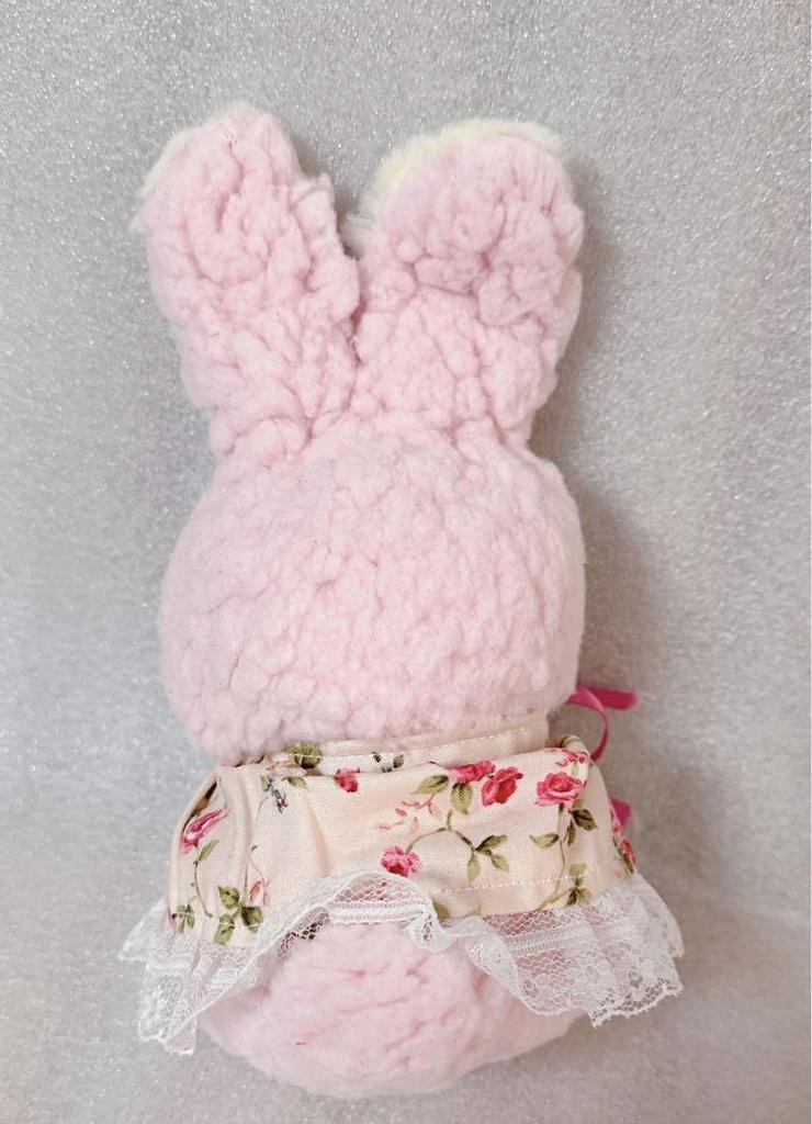 [USED] momo can artist teddy bear handmade rabbit plush toy