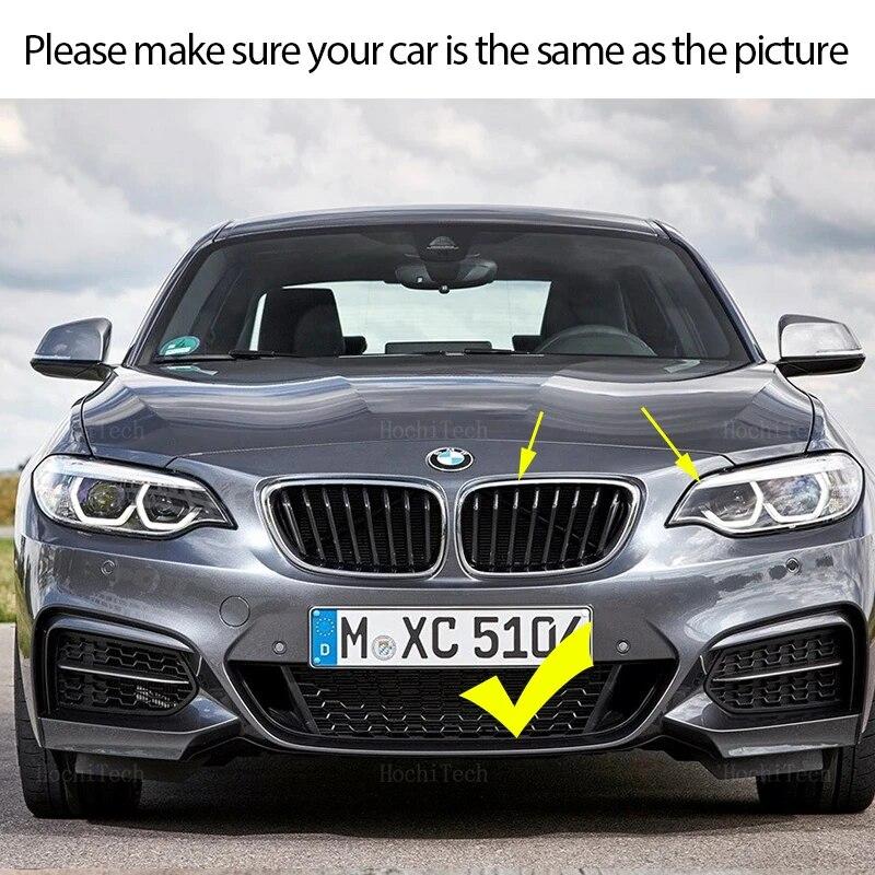 Car Front Bumper Grilles Kidney Racing Grill For BMW 2 Series F22 F23 F87 M2 2014-19 Double Slat Replacement Grille Accessories