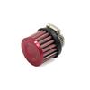Universal 26mm Dia Red Air Intake Filter Cleaner with Clamp for Motorcycle Car