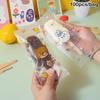 100Pcs Ice Cream Bag Ice Cream Wooden Stick Plastic Machine Sealing Bag Homemade Transparent Popsicle Bag