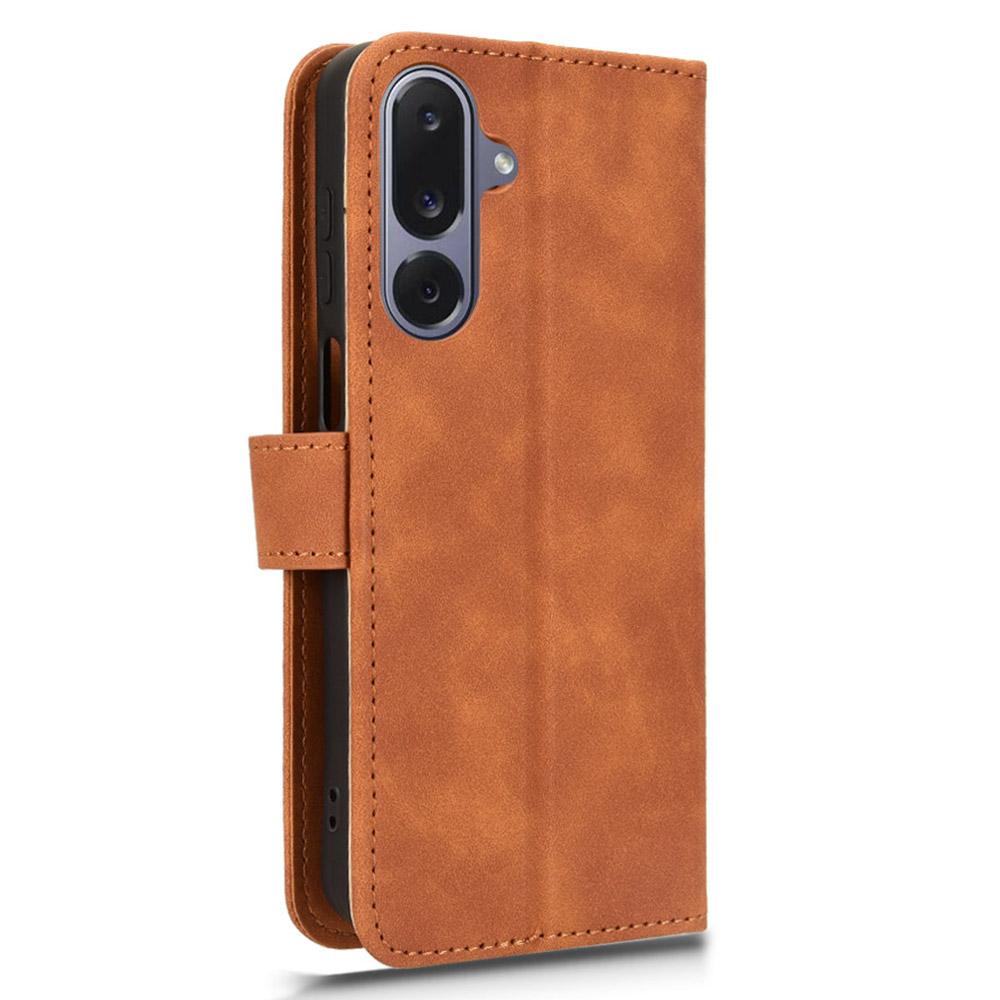 For Samsung Galaxy M36 5G Leather Case Skin Feel Anti Drop Wallet Flip Phone Cover