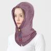 AVAVE Uv Protection Park Golf Hooded Sunshade Check Pink