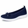 Spring and Summer Mom Shoes, One-piece Soft-soled Women's Single Shoes, Fly-ribbed Breathable Outdoor Walking Shoes, Casual Shoes