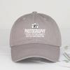 Photography Camera Slogan Printed Baseball Cap Soft Comfortable Lightweight Breathable Adjustable Artistic Creative Minima