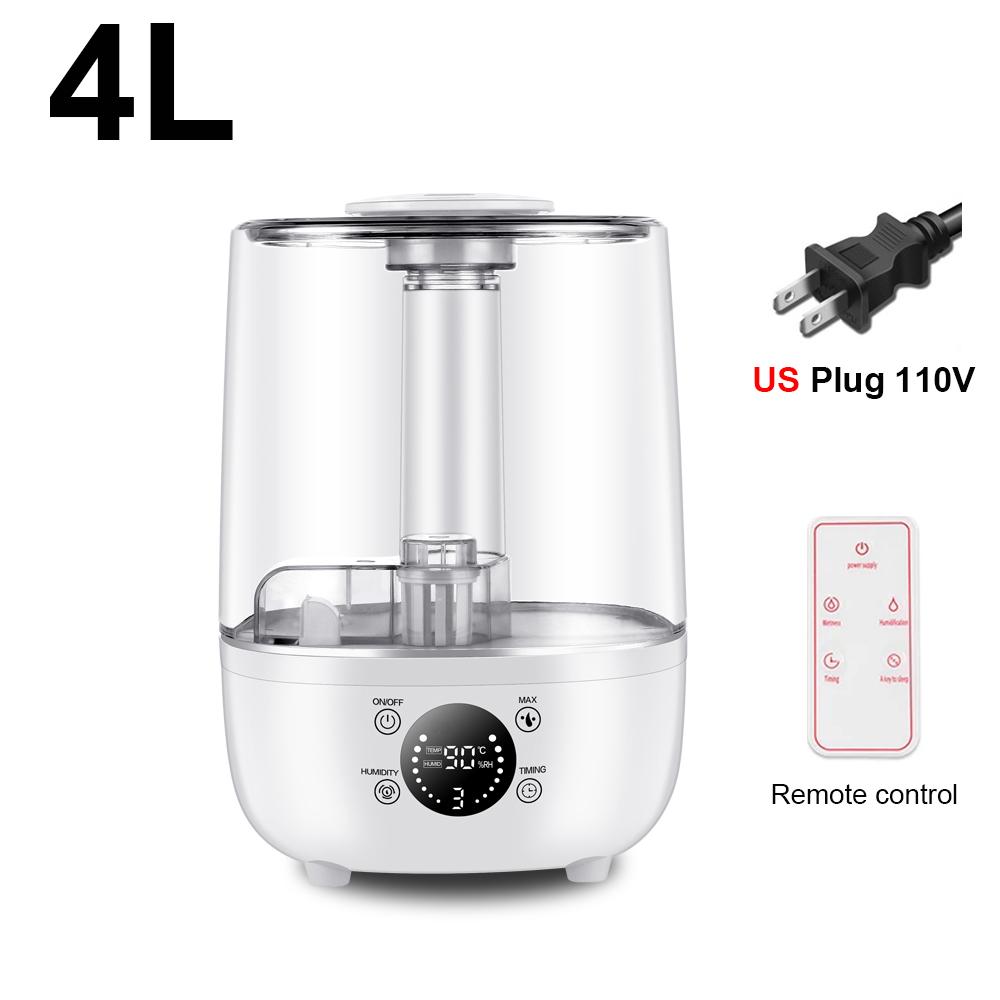 Air Humidifier Home Essential Oils Humidifiers Ultrasonic Aroma Diffuser 4L Large Capacity Aromatherapy Humidifiers Diffusers