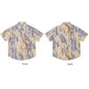 Hip Hop Watercolor Marble Pattern Oversized Summer Shirt