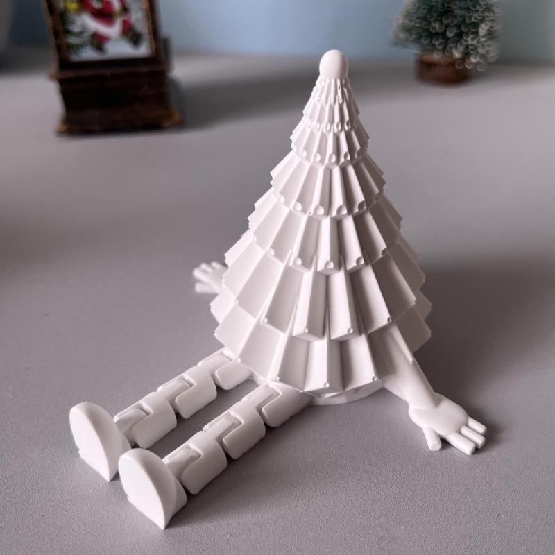 Silicone Molds Christmas Tree Baby Candle Molds Plasters Molds Casting Molds Ornament Candle Making Molds Plasters Molds