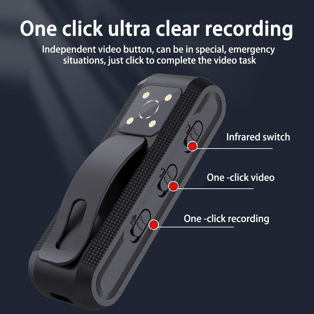 New Sound Recording Pen Mini Camera Full HD Voice Video Recording Infrared Night Vision 1080P Wearable Small Wireless Cam