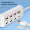 8-in-1 USB Docking Station with Type-C Fast Charging Extension