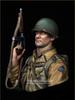 Young Miniature Amerikanischer Soldat des 2. Ranger-Bataillons der Normandie 1944 Büste aus Resin Bausatz YM1898 1/10