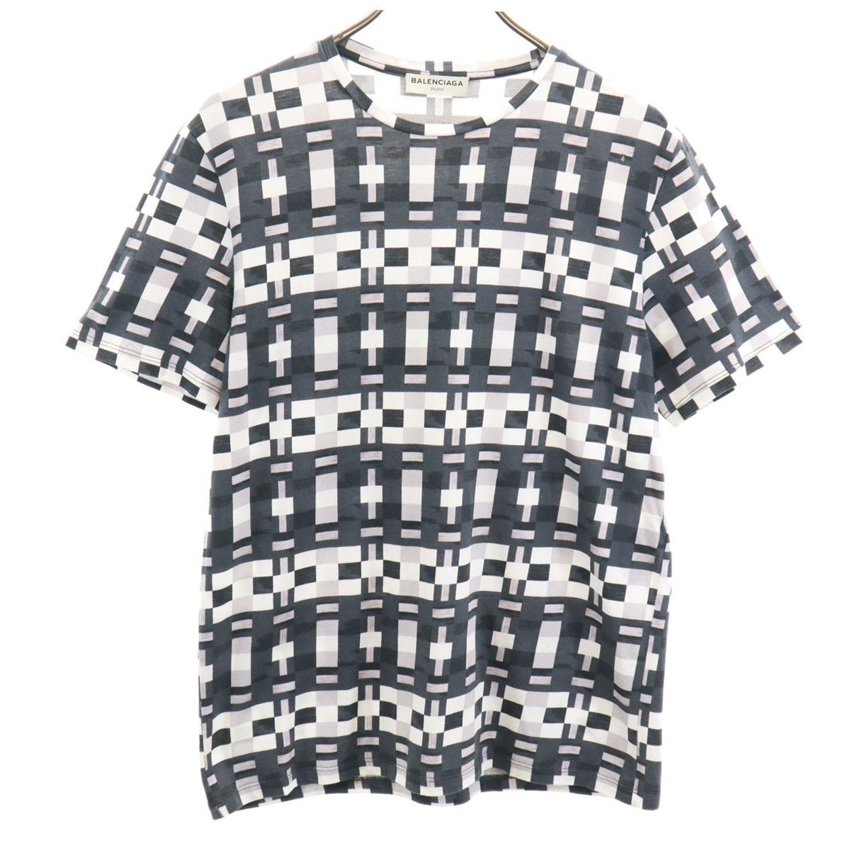 

BALENCIAGA Made in Portugal Geometric pattern Short sleeve T-shirt M Men s Used