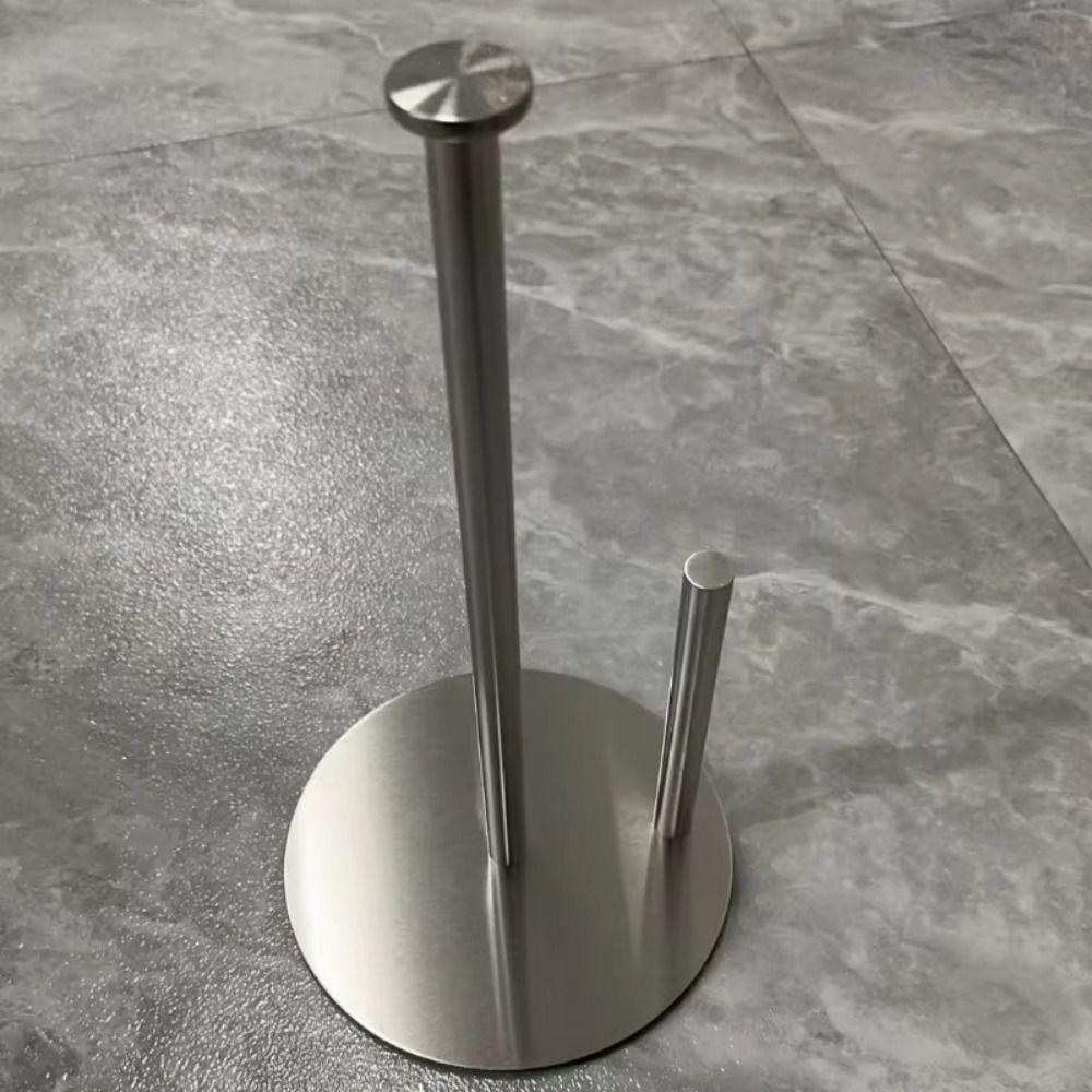 One-Handed Tear Paper Towel Stand Non-Slip Kitchen Roll Dispenser Paper Towel Dispenser Household