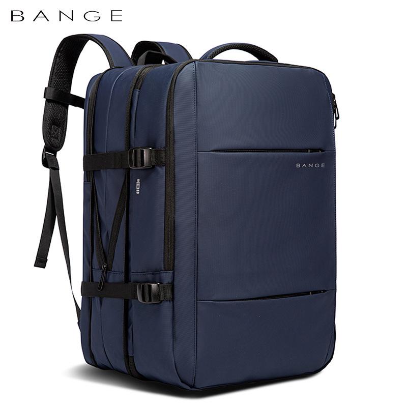 BANGE Men's High-Capacity Business & Travel Laptop Backpack