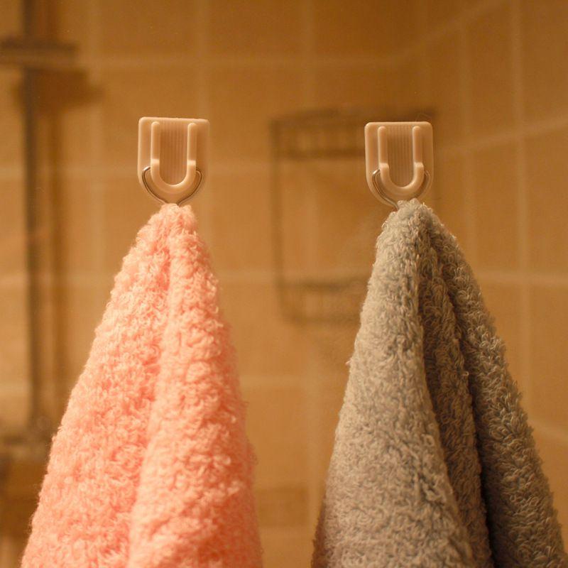 Elegant Self Adhesive Hooks For Seamless Wall Hanging In Bathroom And Kitchen