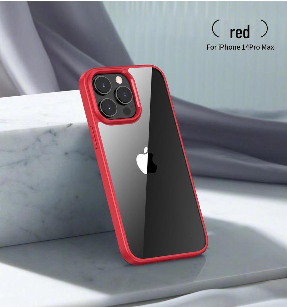 "iPhone 14/14 Pro/14 Pro Max Anti-Fall Transparent Protective Case"