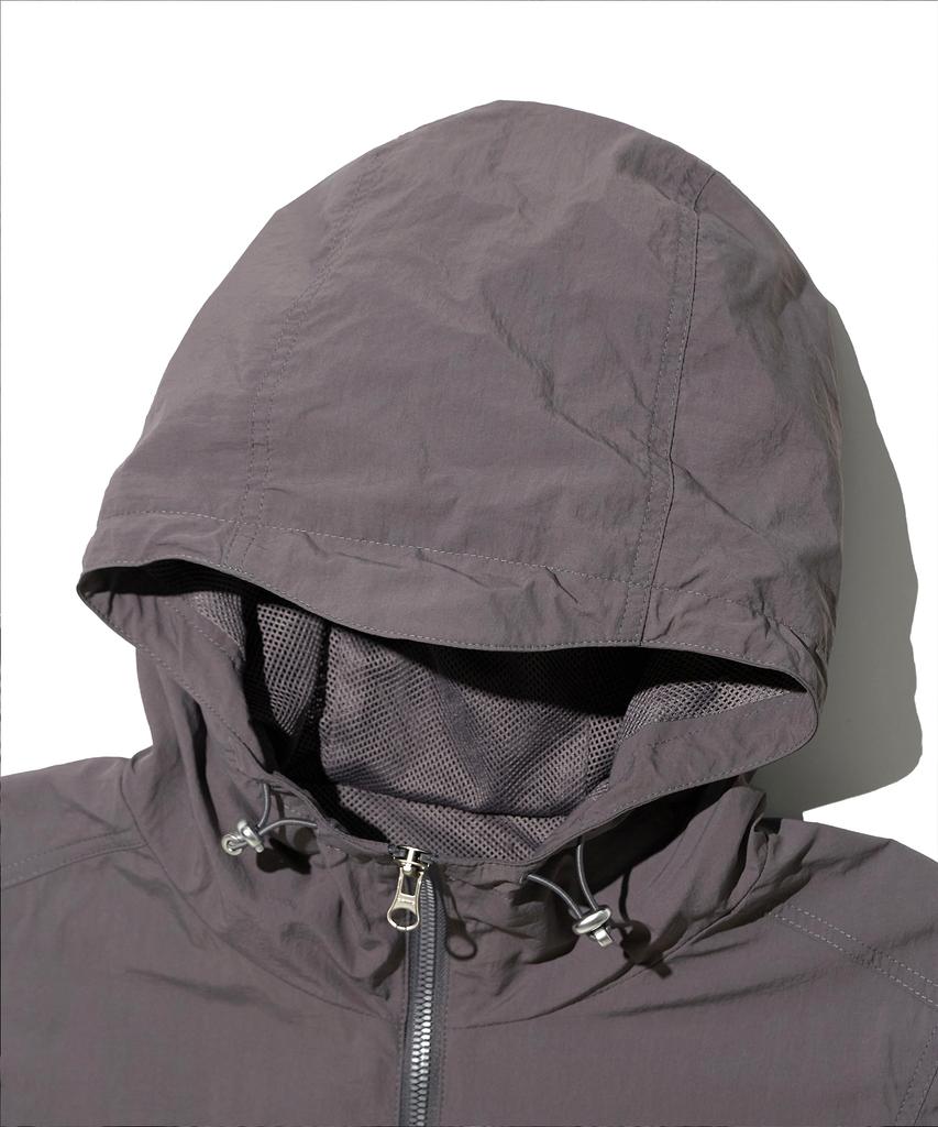 CRITIC Glossy Hood Vest Light Gray