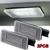2PCS Car LED License Number Plate Light Lamp For Citroen C3 MK3 C4 C5 For Peugeot 207 CC 208 2008 308 II T9 Hatchback SW 3008
