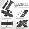 BEAEN Luxury Metal Magnetic Buckle Watch Band for Apple Watch Ultra 49mm Sturdy Wear-resistant Band Easy to Remove Watch Parts