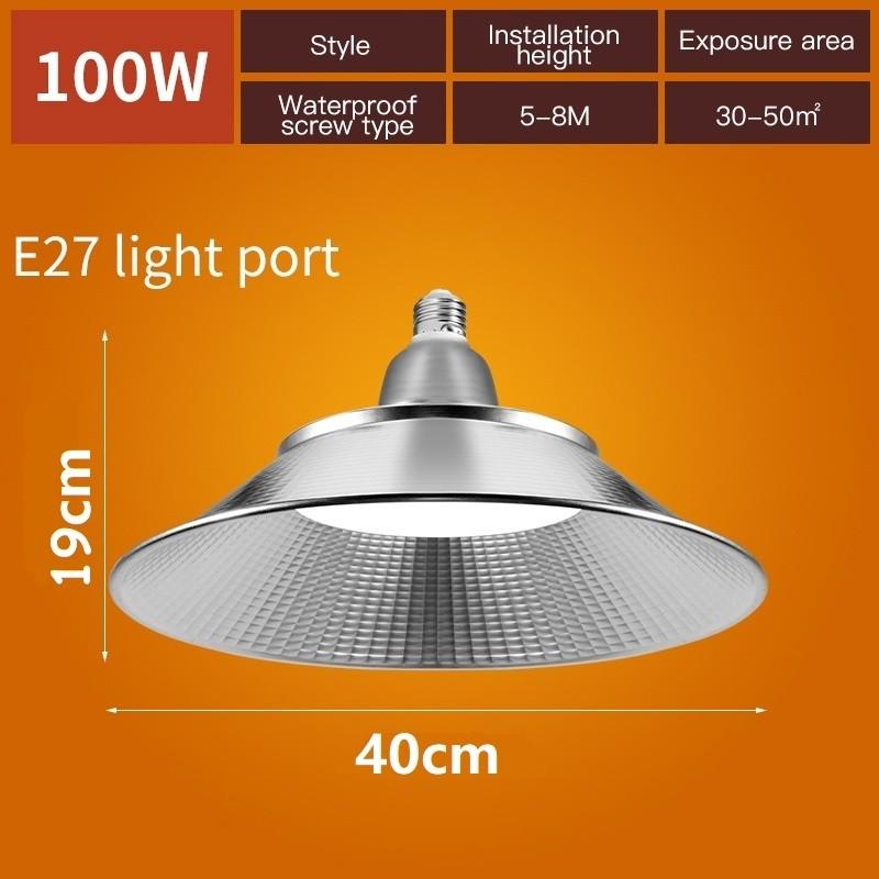 High Power High Bay Light Super Bright Industrial LED Ceiling Lamp Factory Warehouse Garage Stadium Lighting Wide Beams Lights