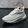 Sneakers Men Designer Air Cushion Sport Shoes Fashion Casual Leather Mesh Breathable Height Increased Flat Platform Shoes