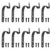 4/10pcs Wall-Mounted Hook Flower Pot Holder Europe Vintage Iron Art Flower Stand Garden Decoration Wall Hanging Basket Bracket