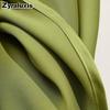 Summer High Waist Fishtail Satin Wrap Pencil Skirt