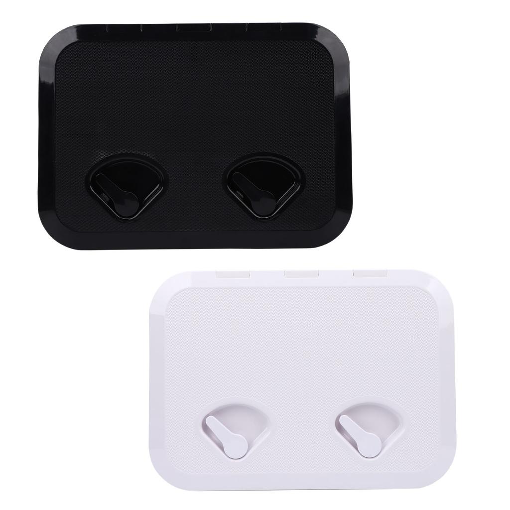 Marine Deck Access Hatch 17.3x12.4in 180° Openning Heavy Duty Non Slip Rectangular Boat Deck Hatch Lid Marine Deck Access Hatch
