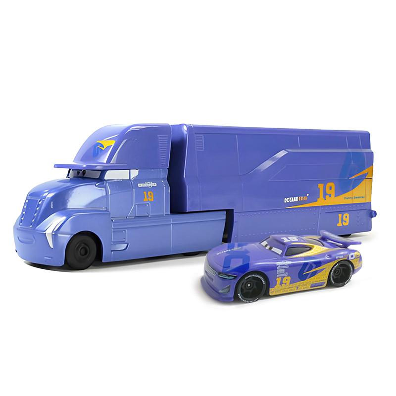 Pixar Cars Truck Model Car 1/55 Die Casting Eugene Carbureski Container Trucks Racing Toy Birthday Gifts Kids Toys Collectibles