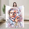 Singer Harryy S-Styles Plush Blanket Child Flannel Throw Blanket For Outdoor Warm Soft Design Quality Bedspread Present