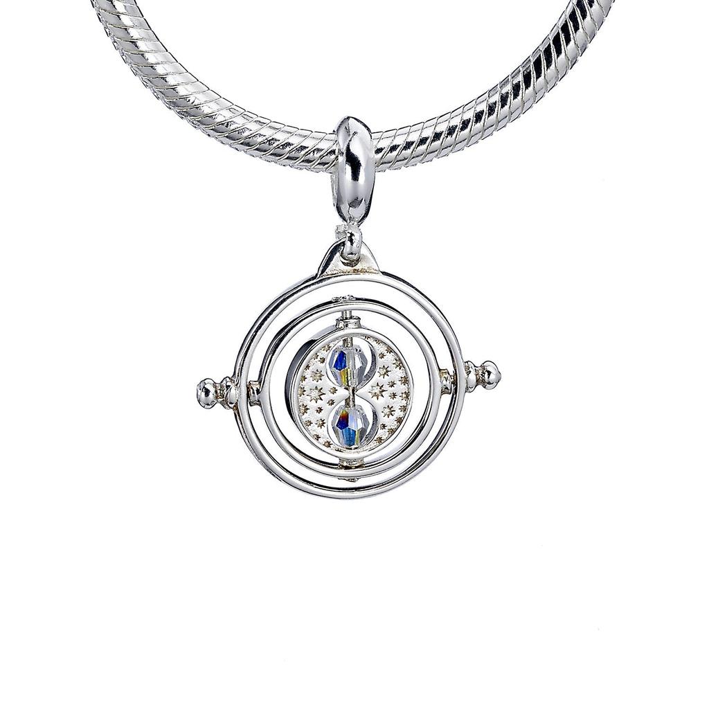 Harry Potter sterling silver Time Turner clip on charm with crystal Elements