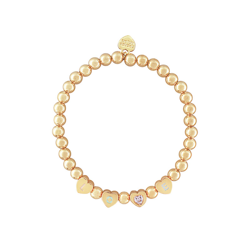 LoVe Initial Bracelet