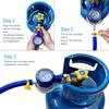 Home Use Tanks Pressure Regulator With Gauge Safe Explosions Proof Valves Low Pressure Valves For Cooking