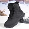 Thermo-Fleece-Stiefel Schneestiefel Herren rutschfest Winter verdickt Fleece Wüsten-Kampfstiefel wasserdicht Outdoor-Wanderstiefel