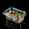 Lunch Box Rectangular Bento Transparent PET Plastic Recyclable Food Container Packaging SALAD BOX