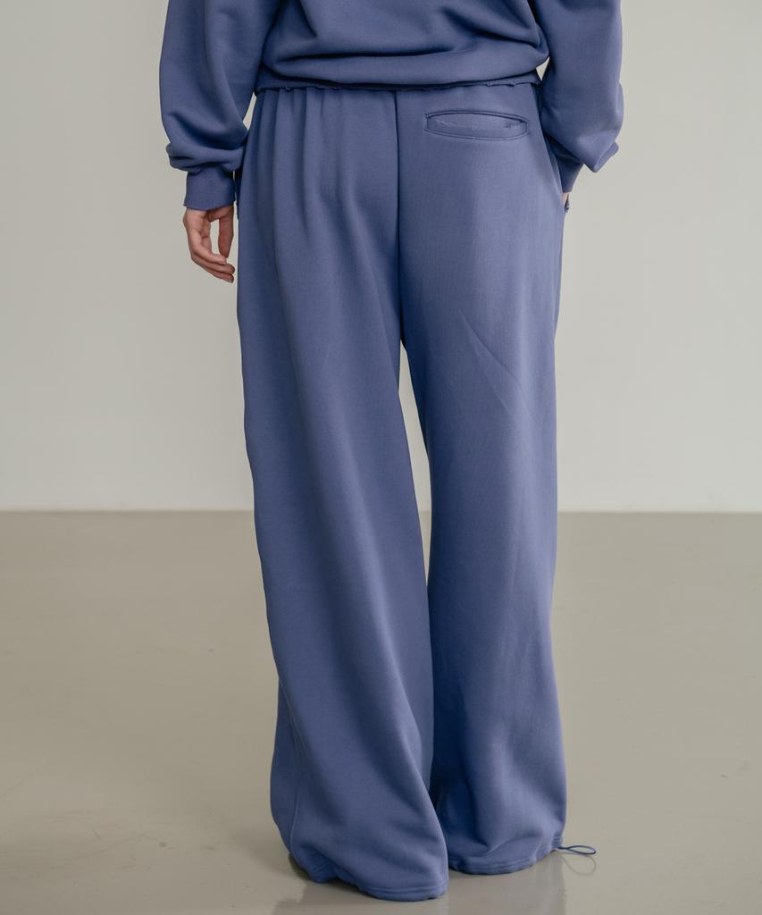 SSIN AND LEE (Uni) Rusty Cotton Sweatpants Blue