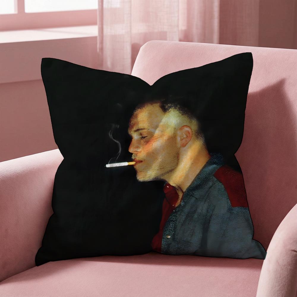 Zach Bryan Cushion Cover Multi-Scene Pillow Cover for Home & Car - Reversible, Soft & Durable for Daily Use