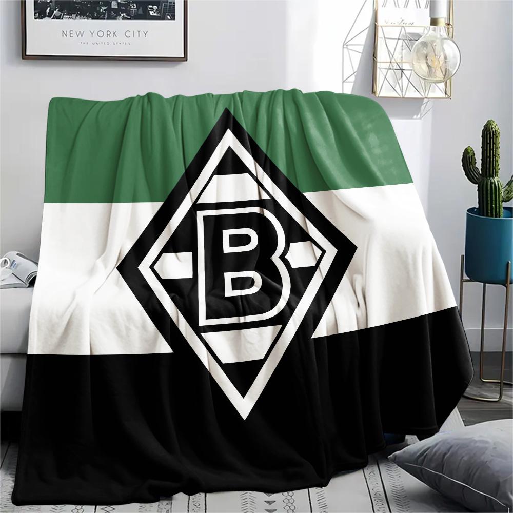 Borussia Print Flannel Blanket, High quality Comfortable for All Seasons, Home Decor, Warmth and Comfort, Perfect for Christmas Gifts