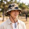 Solar Powered Cooling Hat With Solar Fan Adjustable Fan Breathable Neck Flap For Outdoor Fishing Camping Hiking