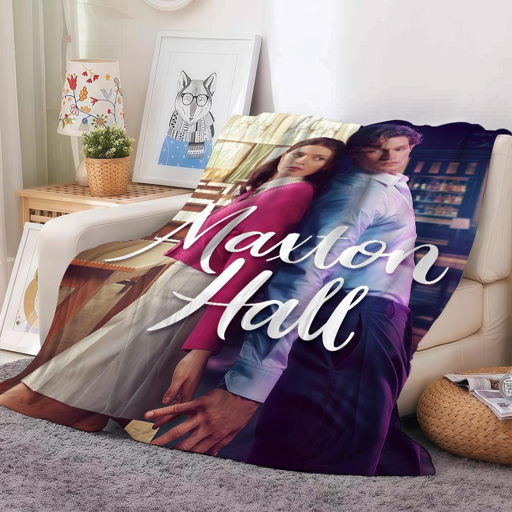

TV Series Maxton Hall The World Between Us Blanket Warm And Soft Suitable For Bedroom Living Room Sofa Bed Office Travel Camping 30x40in