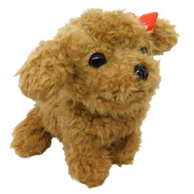 Fluffy Poodle Plush Toy with a Cute Pose for Soothing Comfort Soft To the Touch, Soothing Interior Decor [Stand-Up Pose Type & Poodle]