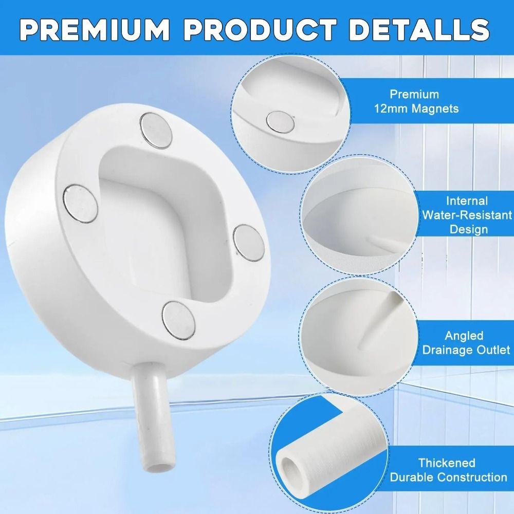 Clear Transparent Magnetic Window Air Conditioner Drain Kit Clear Condensate Hose Office Use