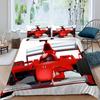 F1 Race car 3D Printed with Zipper Closure,Soft Bedding Set Microfiber 2 Pieces 1 Quilt Cover with 2 Pillowcases Kids Teens