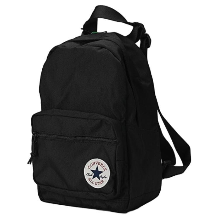Converse Polyester Travel Bag Backpack Unisex Black (Unisex) Backpacks 10020538 A01