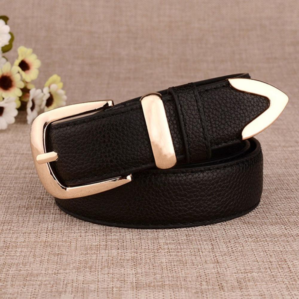 Adjustable Waistband Belts Simple Leather Belt Trend Women's Belt  Dresses