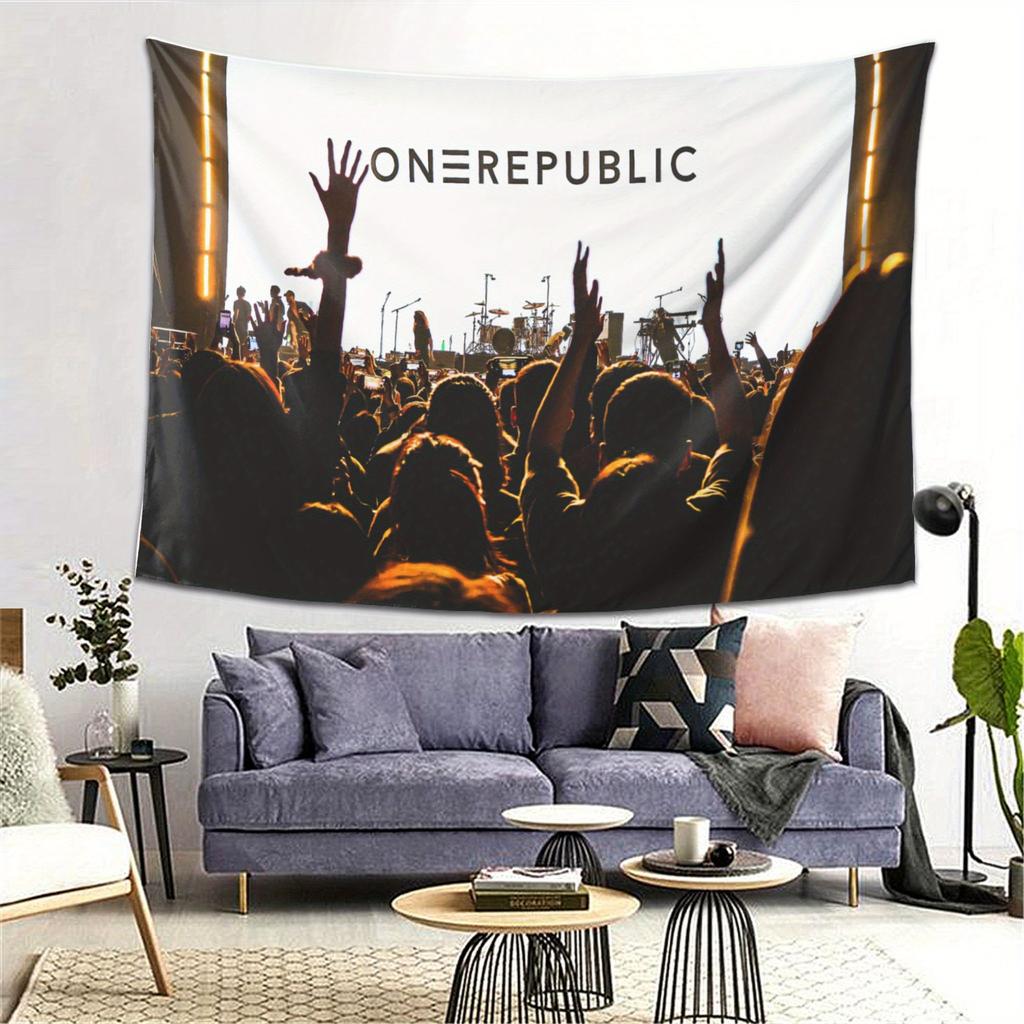 1Pcone Tour Concert Poster Tapestry Durable WrinkleResistant Soft Polyester Home Decor Wall Hanging No Power Needed