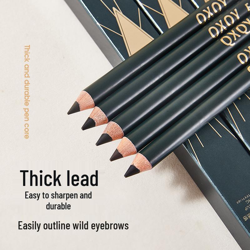 QXQY Waterproof Smudge-Proof Eyebrow Pencil - Perfect for Beginners and Long-Lasting Wear